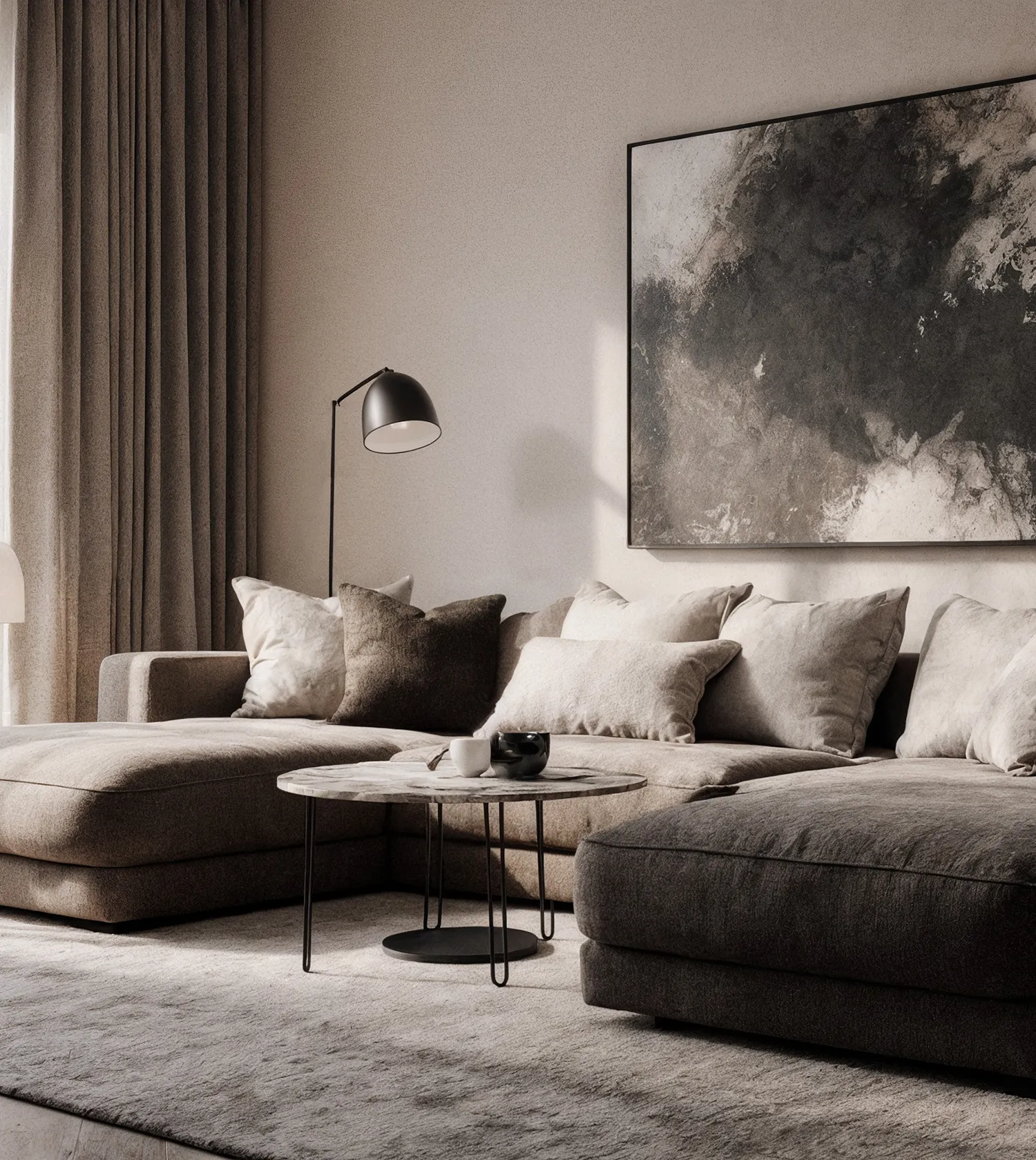 Современный интерьер гостиной