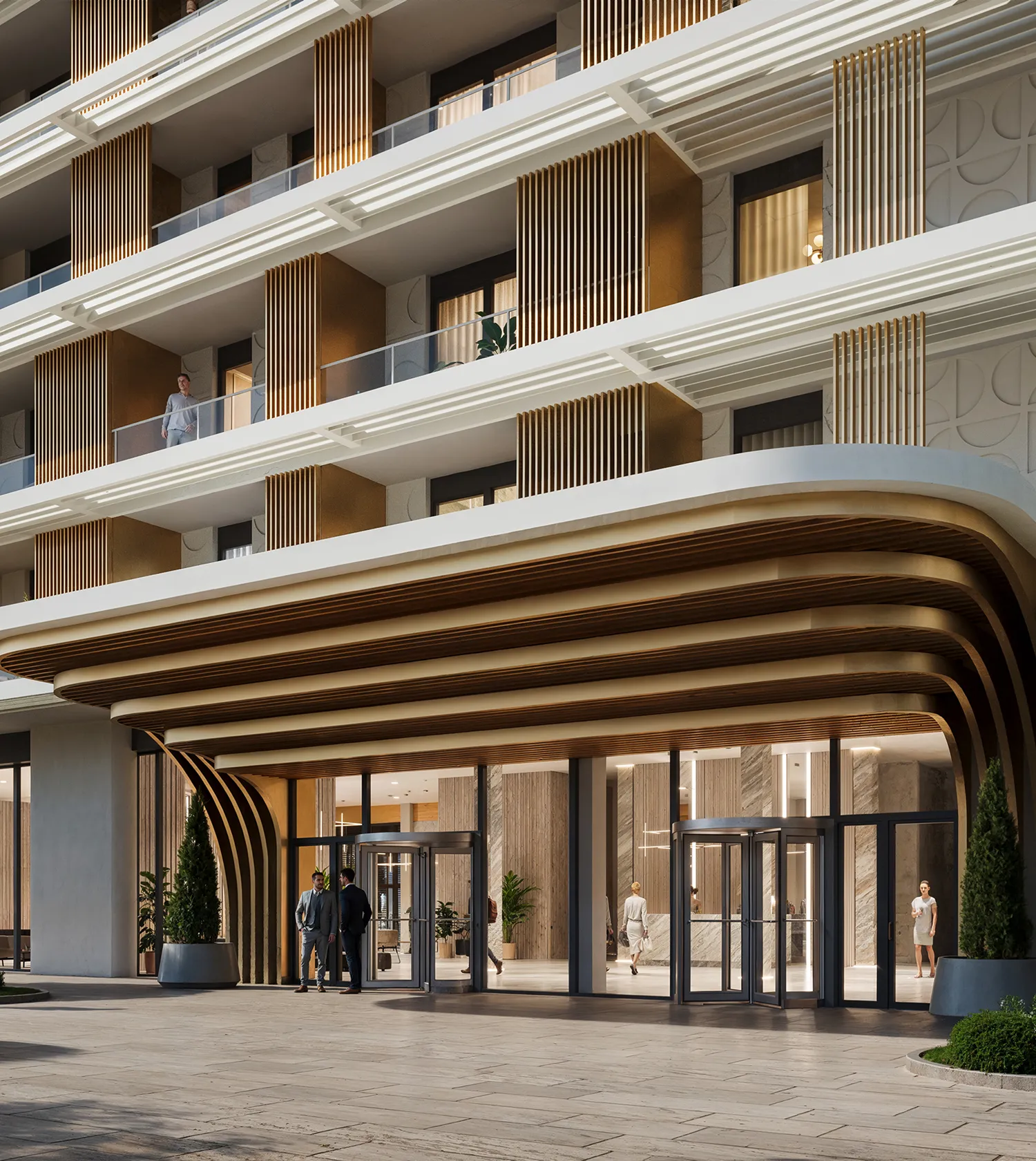 Фасад современного здания