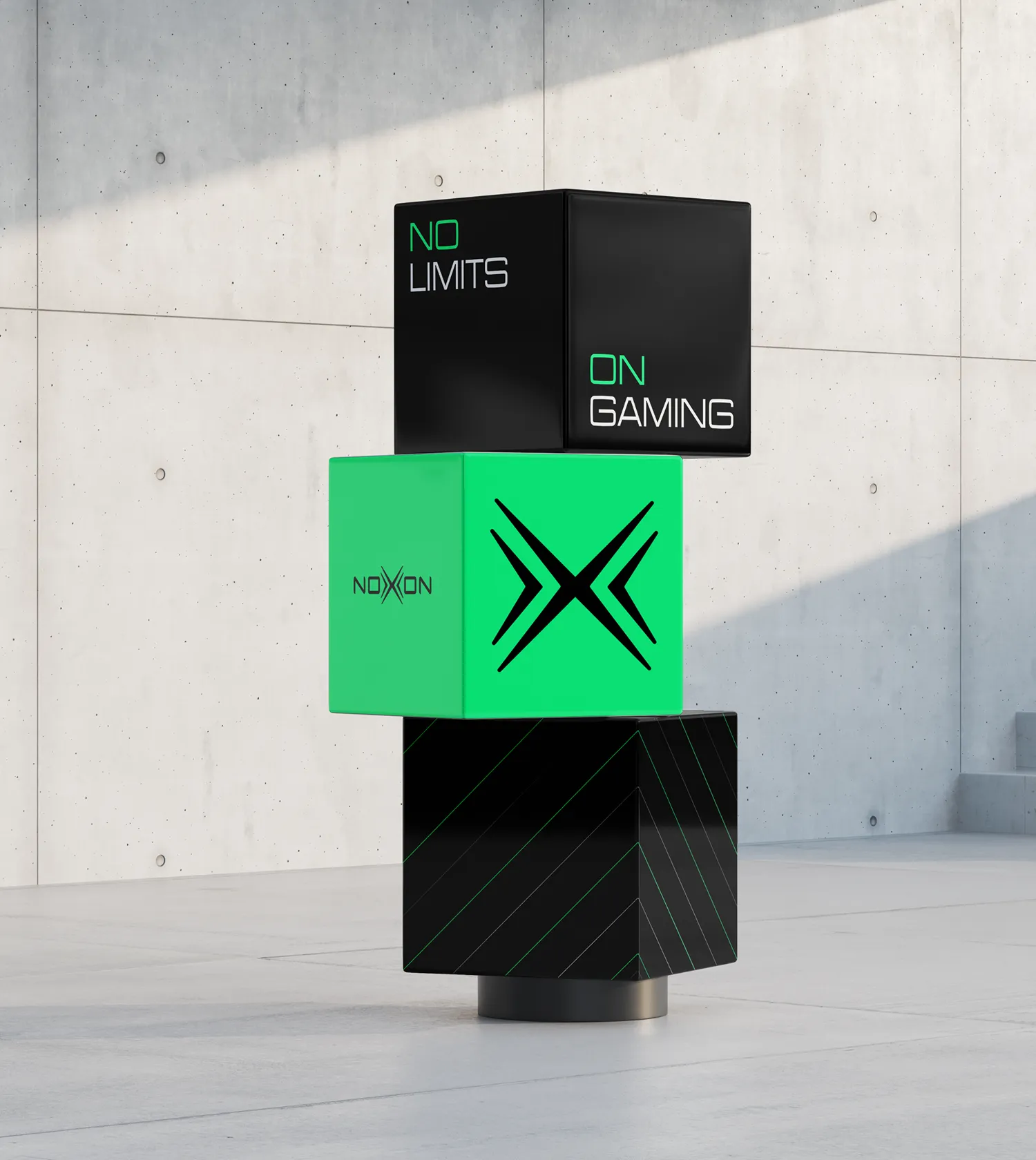 Фирменные кубы компании Noxxon