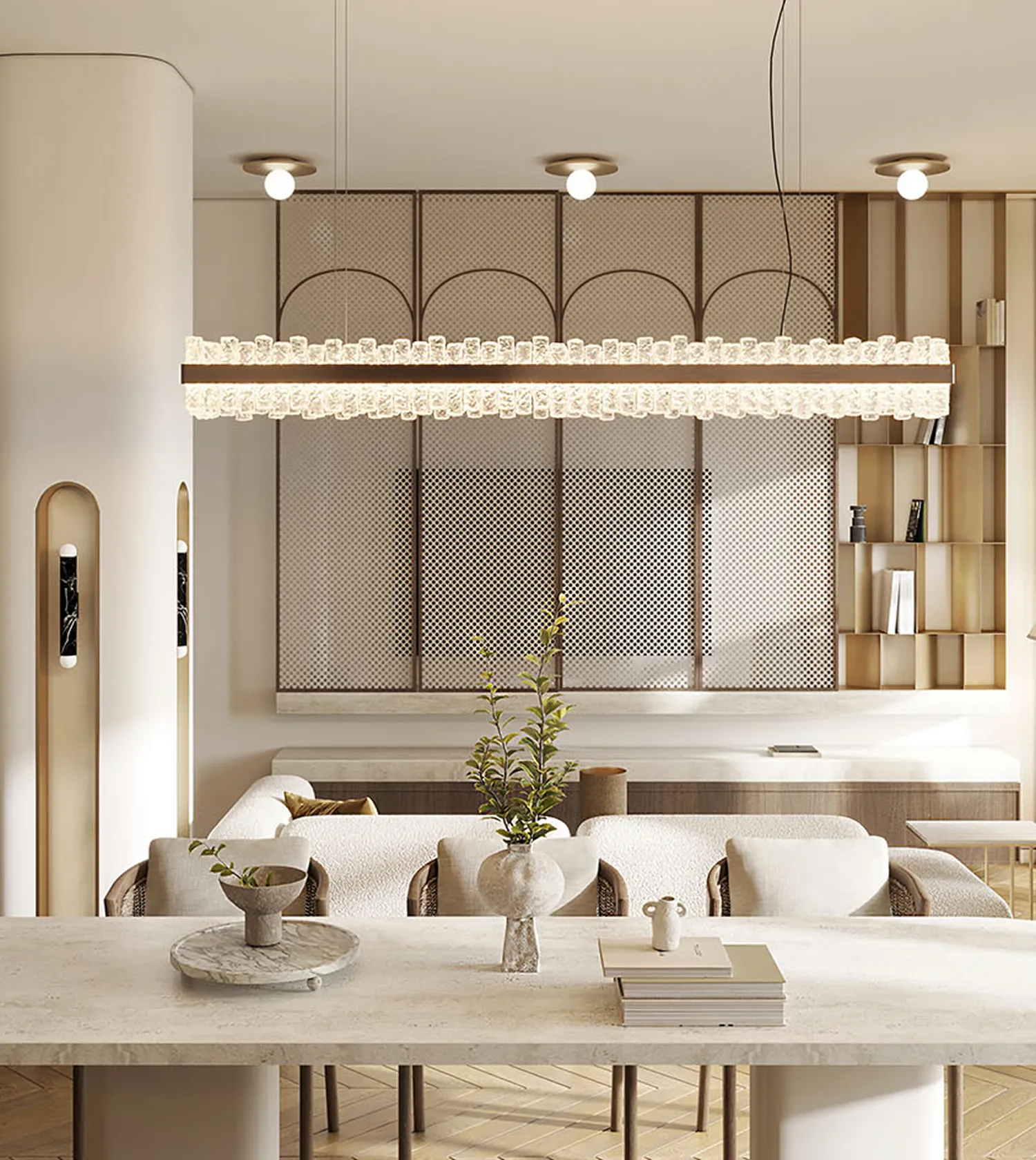 Современная кухня-столовая